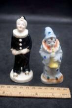 2 - Clown Figurines (Made In Occupied Japan)