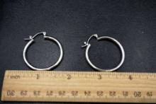 Sterling Silver Hoop Earrings