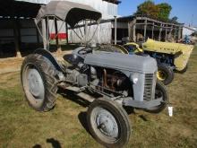 Ford 9N tractor w/ umbrella