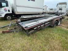 18' Tandem Axle Utility Trailer with Content