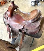 Lamb Saddle Co. 16 inch Saddle - Comes with Saddle Stand