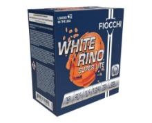 Fiocchi 12WRSL75 Exacta Target White Rino Super Light 12 Gauge 2.75 1 18 oz 1150 fps 7.5 Shot 25 Bx