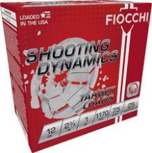 Fiocchi 12SD1L75 Shooting Dynamics Target 12Gauge 2.75 1oz 7.5Shot 25 Per Box