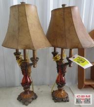 Pair of Side Table Lamps