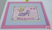 Framed "Princess" Wall Art