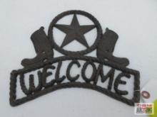 Western Welcom Sign, Metal