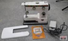 Dial Sew Table Top Sewing Machine Model FA870 with Foot Pedal, Instruction Book and Case