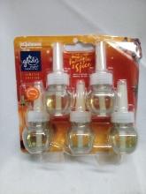 Glade Plug-Ins Scented Oil 5 Refills Set- Golden Pumpkin&Spice