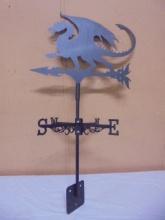 Metal Wheather Vane w/ Dragon