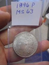 1896 P Mint Morgan Silver Dollar