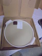 Pampered Chef White Large Round Baking Stone