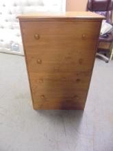 Beautiful Antique 4 Drawer Chest w/ Slide Out