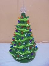 Lighted Ceramic Christmas Tree