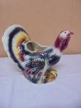 Vintage Ceramic Turkey Planter