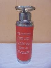 Vintage Metal Thirst Extinguisher Musical Decanter