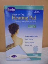 Dunlap King Size Moist or Dry Heating Pad