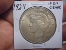 1924  Silver Peace Dollar