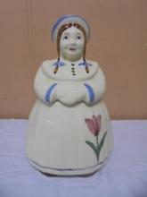 Vintage Shawnee Pottery Ducth Girl Cookie Jar