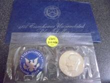 1974 Eisenhower Uncirculated Silver Dollar