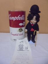 Campbell's Soup Kids Porcelain Doll w/ Certificate