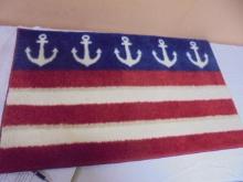 Nautical Flag Rubber Back Rug