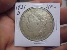 1921 D Mint Morgan Silver Dollar