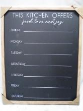 Kitchen offers Framed chalk bored 16inx20in