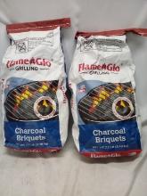 Flame Glo charcoal briquets 7.7lbs quantity 2 bags