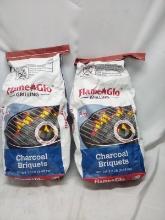 Flame Glo charcoal briquets 7.7lbs quantity 2 bags