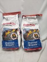 Flame Glo charcoal briquets 7.7lbs quantity 2 bags