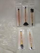 5Pc Set of Believe Beauty Assorted Makeup Brushes