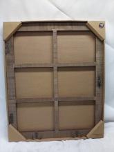 19.5”x23.5”x1.5” Windowpane Plaque w/ Hardware- Tag Says $12