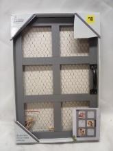 TrueLiving Essentials chicken Wire Picture Holder w/ Clips- Tag Says $10