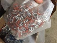 4 BAGS OF RED & BLUE RIVETS