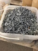 PAIL OF 105 ROOFING NAILS