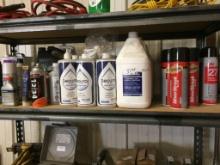 ASSORTED LUBES, CLEANERS, SEALENTS