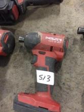 HILTI 22V IMPACT DRIVER-- NO BATTERY-