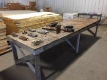 132" x 38" WORK TABLE