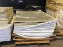 17 PIECES OF INSULATION IN ASSORTED THICKNESS- 48" x 48"