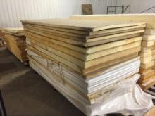 19 SHEETS OF 4' x 8' INSULATION IN ASSORTED WIDTHS