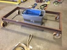 72" x 40" STEEL BASE ON CASTORS