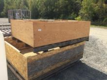 2 LARGE WOODEN CRATES