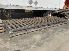 2 HEAVY DUTY PALLETS, 16.5 FT x 5 FT 4 INCH