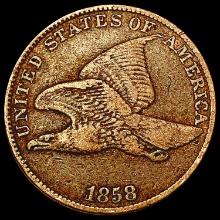 1858 Flying Eagle Cent LIGHTLY CIRCULATED