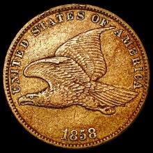 1858 Flying Eagle Cent CLOSELY UNCIRCULATED