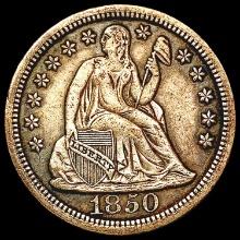 1850 Seated Liberty Dime CHOICE AU