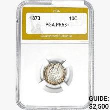 1873 Seated Liberty Dime PGA PR63+