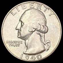 1940-D Washington Silver Quarter UNCIRCULATED