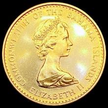 1971 Bahamas $20 Gold Piece 0.2355oz UNCIRCULATED