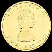 1988 Canada 1/10oz Gold Maple Leaf UNCIRCULATED